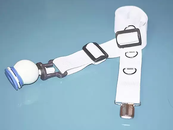 The stretcher with elastic straps as an auxiliary tool will help to enlarge the penis