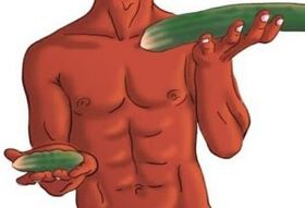 result of penis enlargement in the example of cucumbers