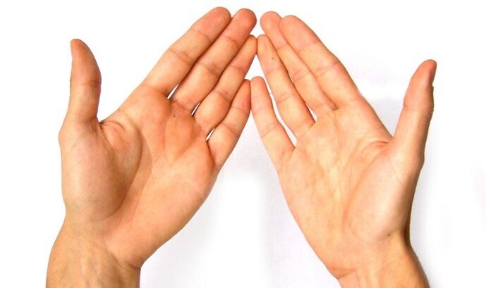 male hands before doing penis enlargement exercises